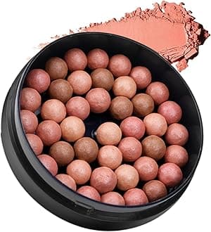 Blush Cream | Long-lasting Natural Blush Ball - Hydrating Face Cosmetics for Under Eye Brightening Highlighting Contouring Cheek Sculpting Mature Skin