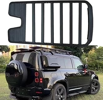 Roof Rack Platform Rooftop Cargo System Carrier Fits for Defender 110 2020-2025 with Set of Screws and Hardwares