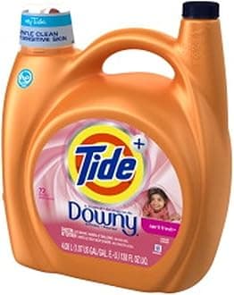 Tide Liquid Laundry Detergent with a Touch Downy 89 Loads, April Fresh, 138 Fl Oz
