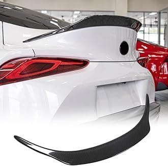 JC SPORTLINE Dry Carbon Fiber A91 Trunk Spoiler for Toyota GR Supra A90 A91 Coupe 2019-2024 Custom Parts Rear Trunk Lip Spoiler Wing Body Kits Factory Outlet