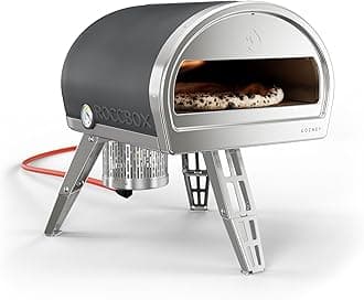 GOZNEY Roccbox Pizza Oven | Portable Outdoor Oven | Gas Fired, Fire & Stone Outdoor Pizza Oven - Includes Professional Grade Pizza Peel