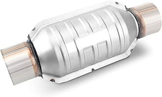 2" Catalytic Converter Universal 2 Inch Inlet/Outlet Cat Converter with O2 Port and Heat Shield (EPA Compliant)
