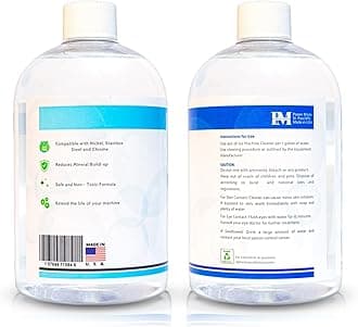 Ice Machine Cleaner & Descaler 16 fl oz 4 Uses | Nickel Safe Formula, Crystal Clear Ice Guaranteed | Compatible with Whirlpool, Scotsman, Manitowoc, Follet & More | Made in USA (1 Pack)