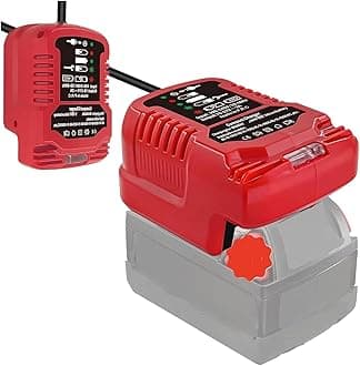 M-18 Multi Voltage Lithium Ion Battery Charger for Milwaukee Charger Comaptible with Milwaukee M-18 18V Lithium-ion Batteries 48-11-1862, 48-11-1880, 48-11-1850, 48-11-1852, 48-11-1812