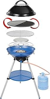 Campingaz Party Grill 600 Camping Stove, All in One portable Camping BBQ,Blue,Ø 52 x 43 cm