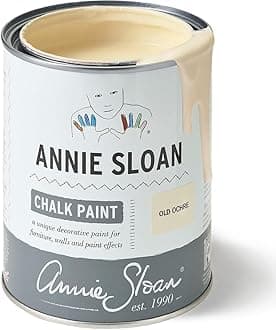 Chalk Paint® (Old Ochre, 1 Litre/33.8 Fl Oz) a unique decorative paint for furniture, cabinets and home décor with no sanding or priming