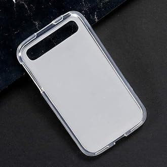 TPU Phone Case Compatible with BlackBerry Classic, Slim Shockproof Soft Cover with Anti-Scratch Design and Precise Cutouts for Full Protection (White)