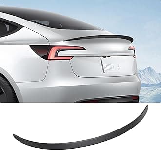 BASENOR 2024 2025 Tesla Model 3 Spoiler Wing OEM Performance Rear Trunk Lip Model 3 Accessories Highland Matte Carbon Fiber Gen 2