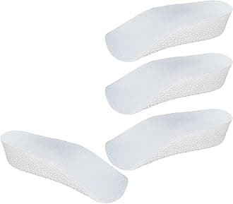 Orthopedic High-Elastic Insoles - Arch Support, Height-Increasing Insoles, Relief for Plantar Fasciitis and Flat Feet(2 Pairs) (Gray, 2.5cm)