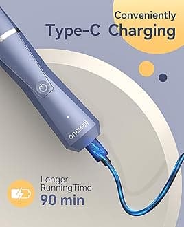 oneisall 4 in 1 Dog Grooming Kit - Cordless Paw Trimmer, Nail Grinder & Small Dog Shaver