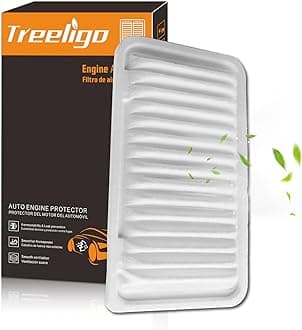 Treeligo CA9482 Engine Air Filter Replacement for Toyota 86 2017-2020,Corolla 2003-2008,Matrix 2003-2008,for Pontiac Vibe 2003-2008,for Scion FR-S 2013-2016,tC 2005-2010,for Subaru BRZ 2013-2020