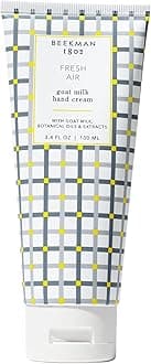 Pure Goat Milk Hand Cream, Fresh Air - Scented - 3.4 oz - Moisturizing Lotion for Dry Skin - Anti-Aging Hydration - Good for Sensitive Skin - Cruelty Free - Packaging May Vary