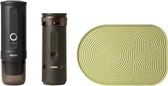 Nano Portable Electric Espresso Machine, Electric Coffee Grinder, Silicone Coffee Mat