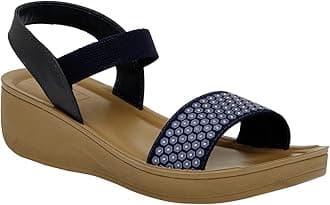 BELLAby Labella Women Fashion Platform with Back Strap Sandal | Durable | Stylish | Comfortable | Slip Resistant | Lightweight and Breathable