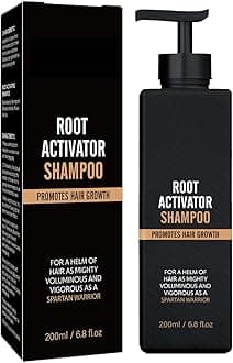 Root activator Shampoo, Gray Hair Regrowth Conditioner Mane Strengthening Activation Shampoo (200ml)