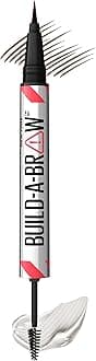 Maybelline Build-A-Brow 2-in-1 Brow Pen and Sealing Eyebrow Gel, Eyebrow Makeup for Real-Looking, Fuller Brows, Ash Brown, 1 Count