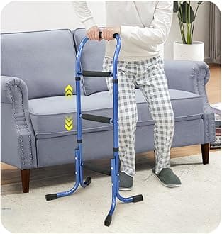 Walking Cane Stand Assist Chair Couch Cane, Mobility Standing Aids Rail for Disabled and Elderly, Stand Secure Walking Cane, Chair Assist for Elderly Sit to Stand, Hip Knee Surgery Recovery Aid