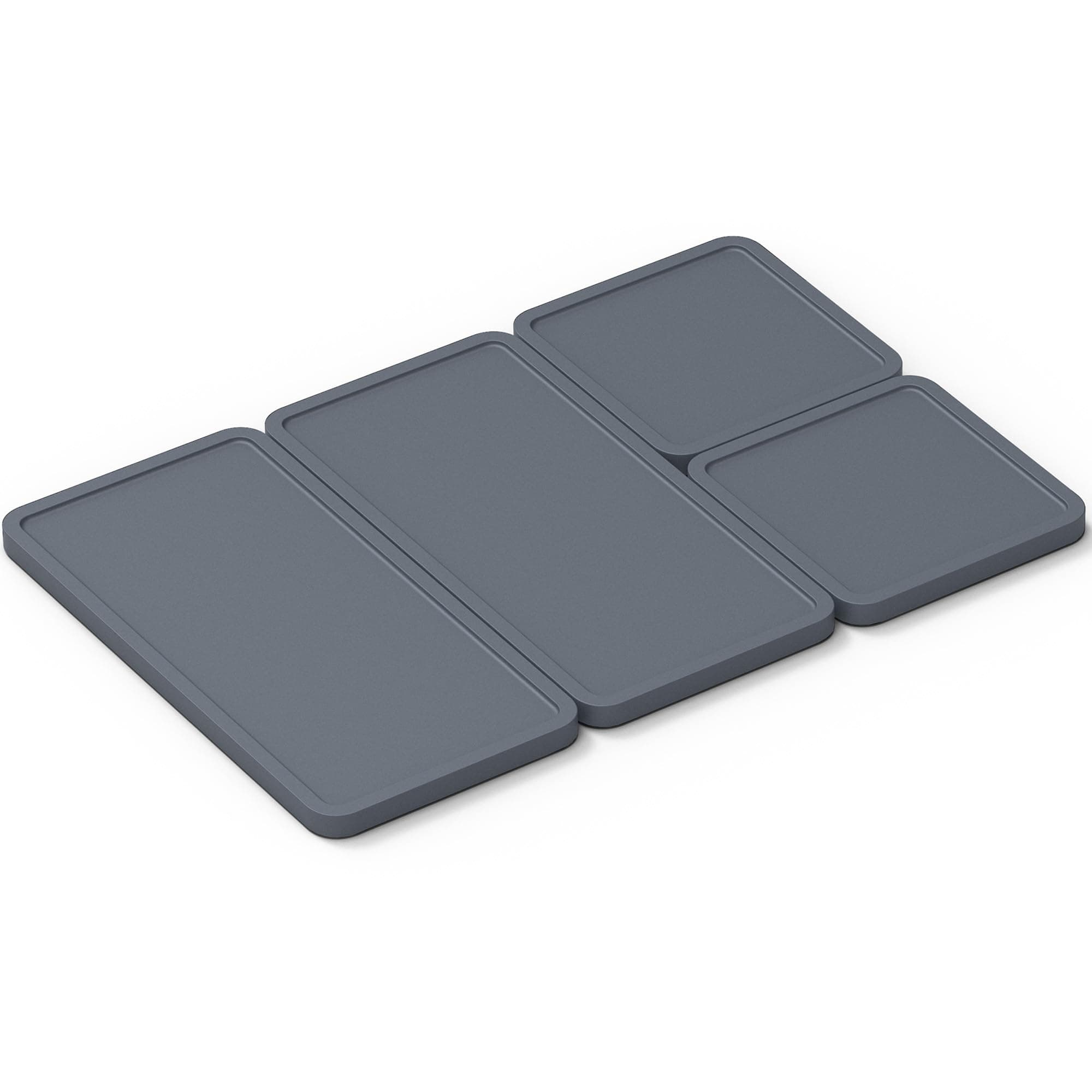 Prepd Cheat Sheets Lids - Silicone Bakeware Lid for Prepd Modular Sheet Pan Dividers - 4 Nonstick, Oven, Microwave, Dishwasher, Fridge & Freezer-Friendly Sheet Pan Divider Lids for Cooking & Storage