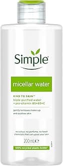 Kind To Skin Micellar Cleansing Water 200 ml | Gently Removes Make-Up & Hydrates | For All Skin Types