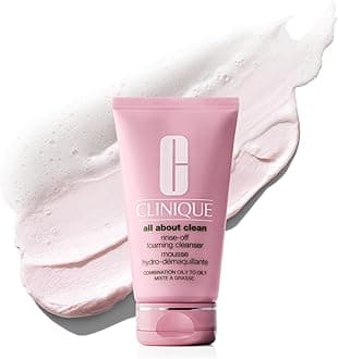 All About Clean Rinse-Off Foaming Face Wash | Face Cleanser With Hyaluronic Acid + Glycerin For Oily Skin Types | Dissolves Makeup + Sunscreen