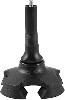 SUEH DESIGN Folding Walking Stick with LED Light for Men and Women, Adjustable Heights, Collapsible Elderly Walking Cane with Side Handle