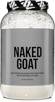 Goat - Pasture Fed Goat Whey Protein Powder from Small-Herd Wisconsin Dairies, 2Lb Bulk, GMO Free, Soy Free. Easy to Digest - All Natural - 23 Grams of Protein - 30 Servings