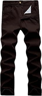 WULFUL Men's Slim Fit Skinny Stretch Comfy Jeans Denim Pants