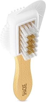 Suede & Nubuck 4-Way Leather Brush Cleaner (Wood Handle)