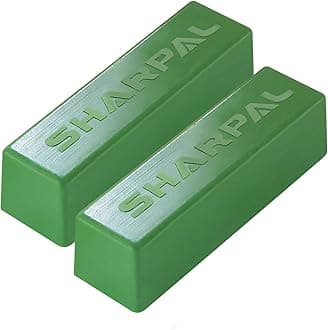 SHARPAL 208H 106g / 4 Oz. Polishing Compound Fine Green Buffing Compound, Leather Strop Sharpening Stropping Compounds (2-Pack, Total 106g / 4 Oz.)