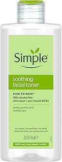 Simple Kind to Skin Soothing Facial Toner Alcohol-Free for Daily Use on Sensitive Skin 200 ml