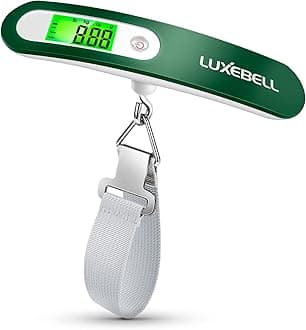 Digital Travel Scale, Luggage Scale Gift for Traveler Suitcase Handheld Weight Scale 110lbs (Green)