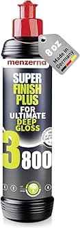 “Super Finish Plus 3800” I Deep Gloss Polish for a Perfect Mirror Finish I Polishing Compound for Micro Scratches & Holograms I Silicone Free I 8 fl oz.