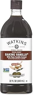 All Natural Original Gourmet Baking Vanilla, 32 fl. oz. Economy Sized Bottle, 1 Count (21901)