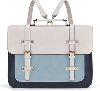 ECOSUSI Laptop Bag for Women Vegan Leather Messenger Bag Fashion Briefcase Computer Satchel Bag