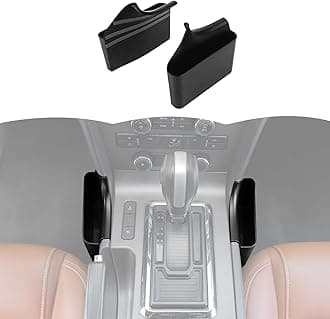 Center Console Gear Shift Side Storage Box Tray Organizer Accessories Compatible with Ford Mustang 2010-2014