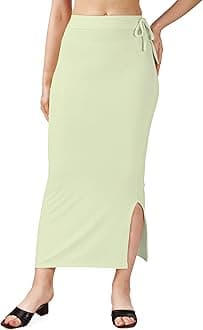 COCOFABLycra Saree Shapewear Petticoat for Women, Cotton Blended,Petticoat,Skirts for Women,Shape Wear Dress for Saree