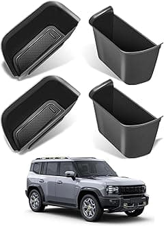 4Pcs Car Door Pull Storage Box Compatible With Jetour Traveler T2 Accessories, Car Storage Organizer Interior Accessories