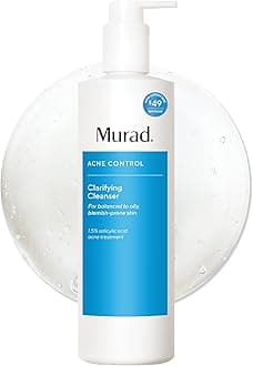 MuradAcne Control Clarifying Cleanser – Salicylic Acid & Green Tea Formula for Acne, Deep Pore Cleansing, Oil Control & Breakout Prevention for Clear, Balanced, Healthy-Looking Skin
