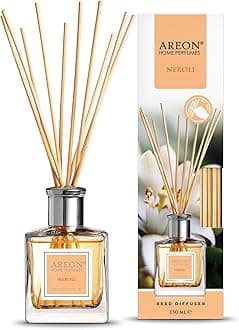 Areon Reed Diffuser/Neroli / 150ml / 1 Pack/Perfume for Home or Office Long Lasting Aroma Reed Stick Kit for Diffuser