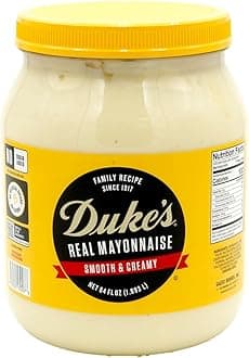 Duke’s Real Mayonnaise Jar – Original Smooth & Creamy Taste, 64 Ounce (Pack of 1)