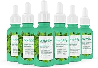 Bad Breath Eliminating Serum – Bad mouth smell removing drops – Easy to carry and handy fresh breath oil-serum, 20 mL (Pack of 6)