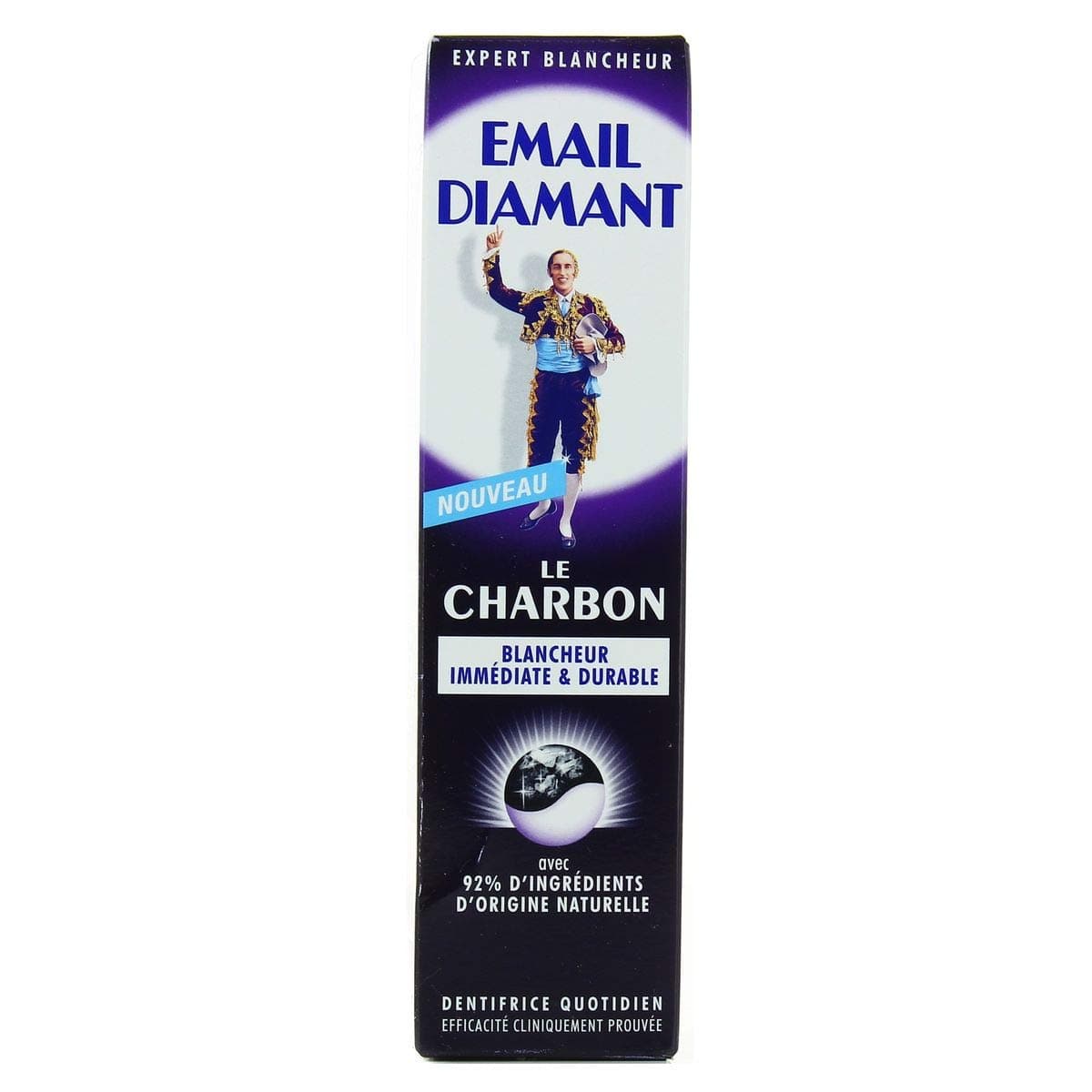 Email Diamant Toothpaste, Diamond Enamel, Le Charbon 75 ml, 3 x 75 ml Paste