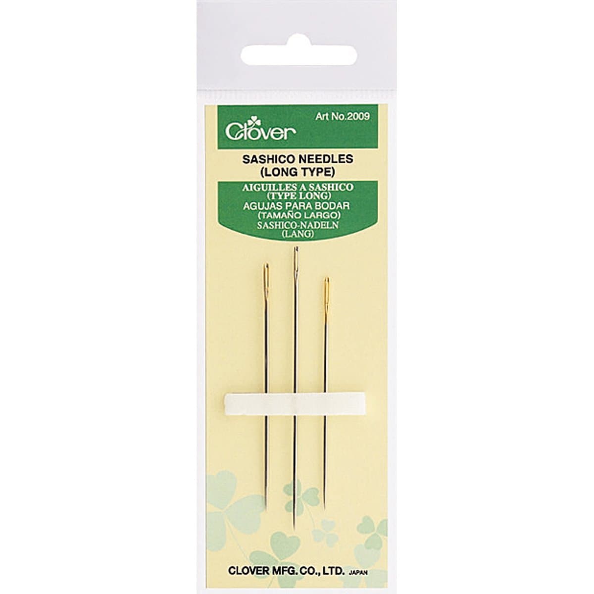 Clover Sashico Needles Long Type, Metal, Multi-Colour, 1