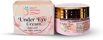 Beauty Bestowe || Under Eye Cream for Dark Circles Removal Women/Men Gel based, Organic, Natural, Rich, Anti-Puffy, Wrinkle Care & Glow (Model 03)