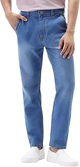 Urbano FashionMen Mid Rise Slim Fit Washed Jeans Stretchable