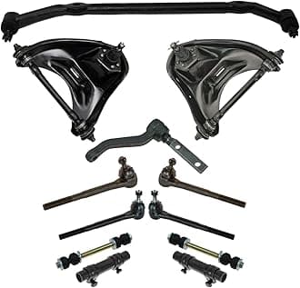 TRQ Front Steering & Suspension Kit 14 Piece Compatible with 82-86 Bonneville 78-87 Caballero 78-81 Century Cutlass 78-80 Cutlass Salon El Camino Grand Prix LeMans 78-83 Malibu 78-88 Monte Carlo Regal