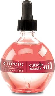 Cuccio Naturale Revitalizing Cuticle Oil - Hydrating Oil For Repaired Cuticles Overnight - Remedy For Damaged Skin And Thin Nails - Paraben /Cruelty-Free Formula - Pomegranate and Fig - 2.5 Oz