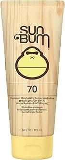 Original Moisturizing Sunscreen SPF 70 Lotion - Broad Spectrum UVA/UVB - Water Resistant & Non-Greasy Protection, Paraben Free, Gluten Free - SPF 70 - 6 oz. Bottle - 1 Count