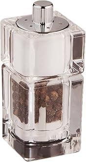 3.5 Inch Cubic Pepper Mill and Salt Shaker Combo