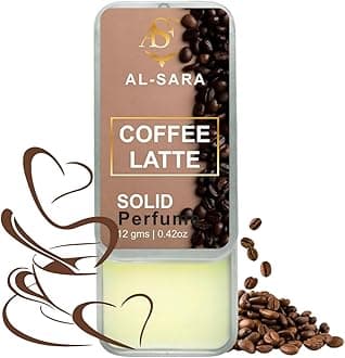 Coffee Latte Solid Perfume for Men & Women | Alcohol-Free, Non-Greasy, Long-Lasting Natural Fragrance Portable & Travel-Friendly Cologne